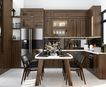 Thi công nội thất gỗ HCM cho căn hộ chung cư hiện đại, tối ưu không gian